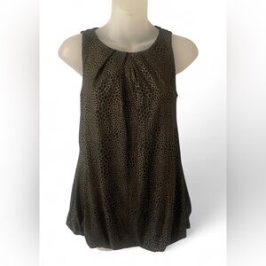 Elegant Black and Gold Women's Top